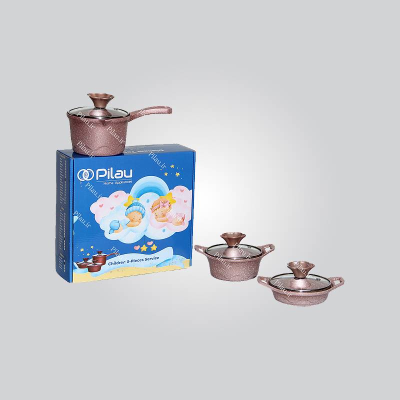 سرویس سیسمونی ۶ پارچه چدنی پیلو مدل Life