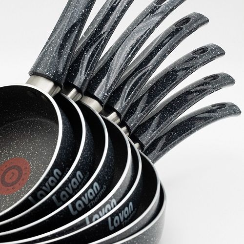 تابه تک دسته سایز 26 لاوان مدل ترمو تیتان طوسی